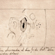 Dibujo completo de Valderrama de la llamarada solar que observó. Imagen: Vaquero, Sol Phys 2017